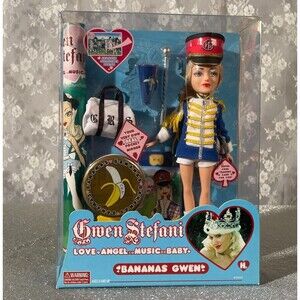 Gwen Stefani Doll "Bananas Gwen" Love Angel Music Baby Vintage 2006 Y2K